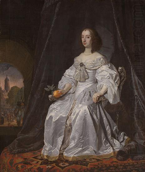 Johannes Lingelbach Princess Mary Stuart (1631-60). Widow of William II, prince of Orange china oil painting image